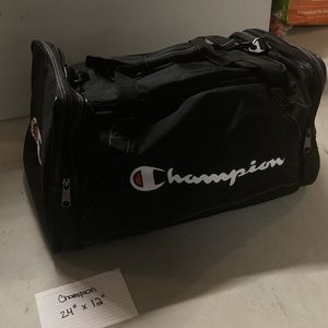 Champion sports duffle bag 24”x12”